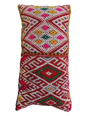 Ain Leuh Lumbar Pillow - Mismatched Evil Eyes