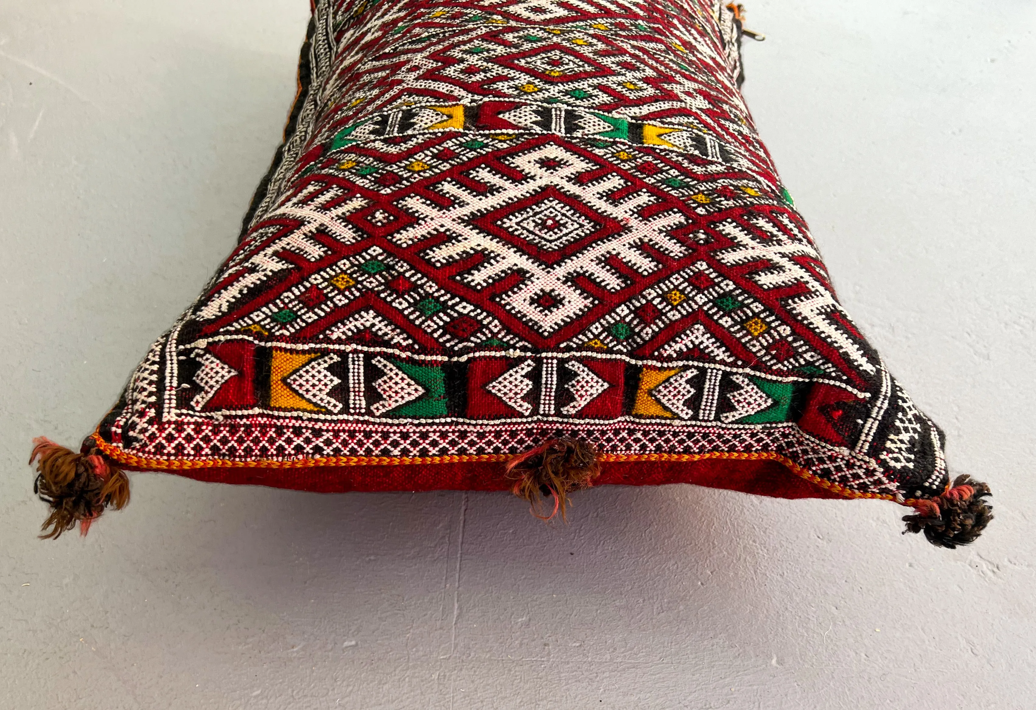 Ain Leuh Lumbar Pillow - Striped Seeds