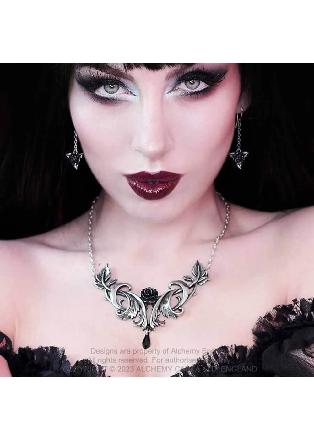 Alchemy Baroque Rose Necklace