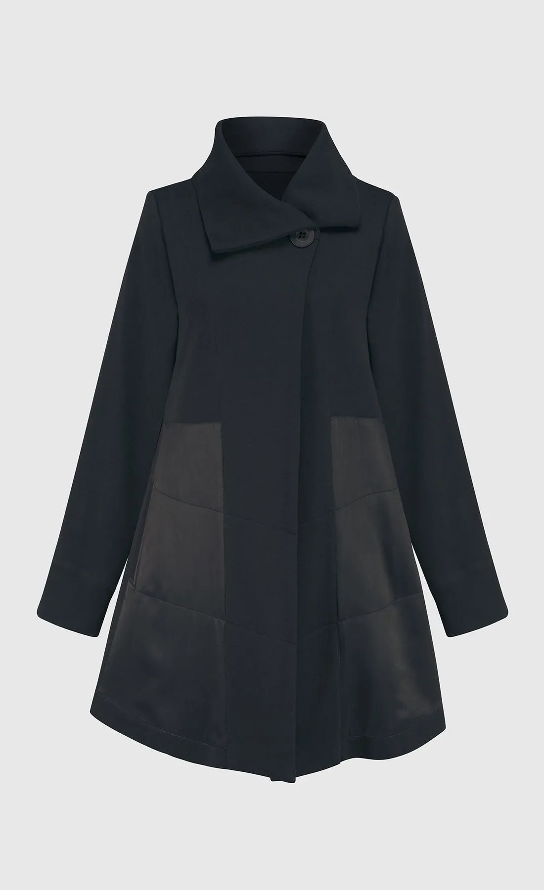 Alembika Urban Sleek Satin-Trim Jacket
