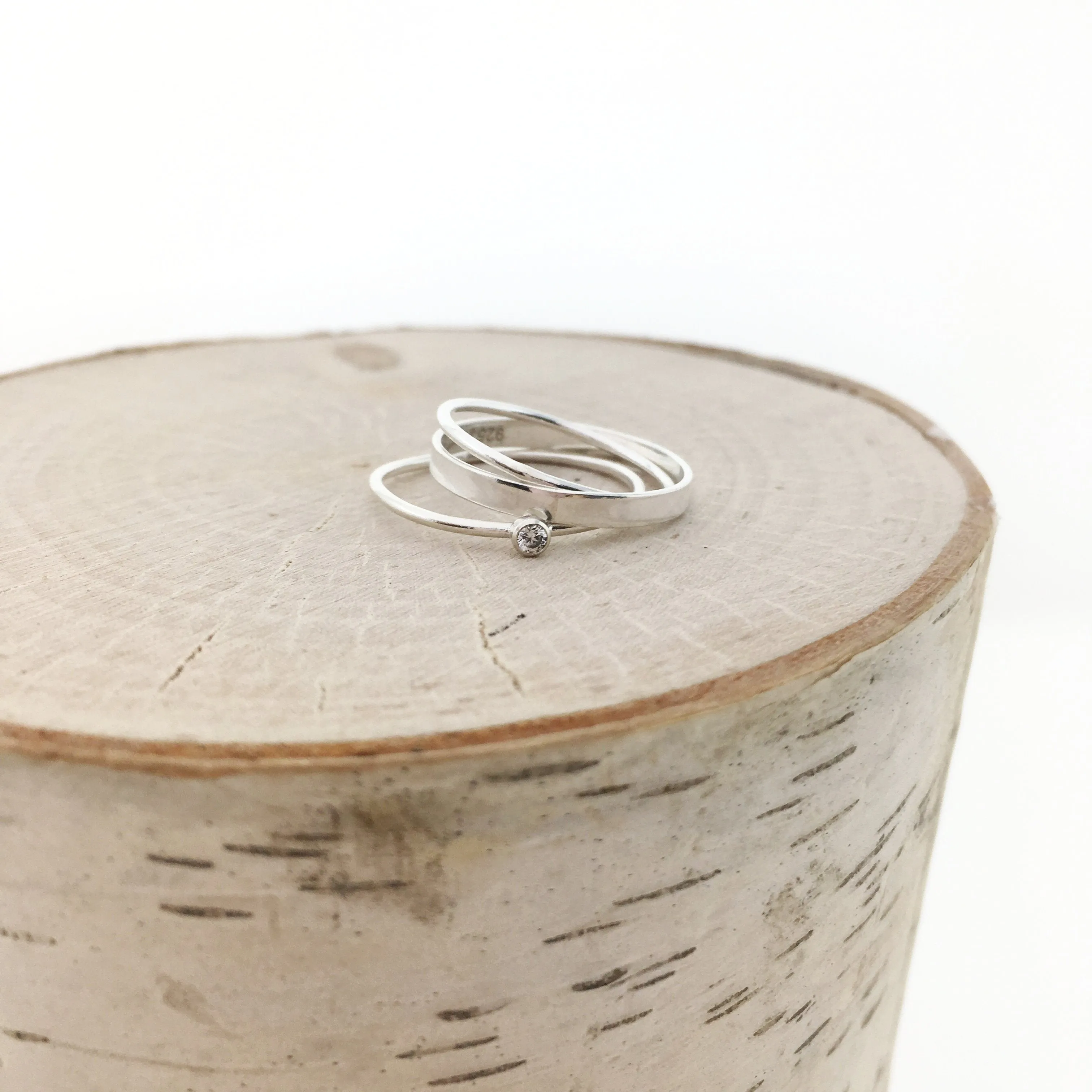 Alexandra Stacking Ring | Silver