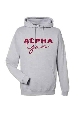Alpha Gam Script Hoodie