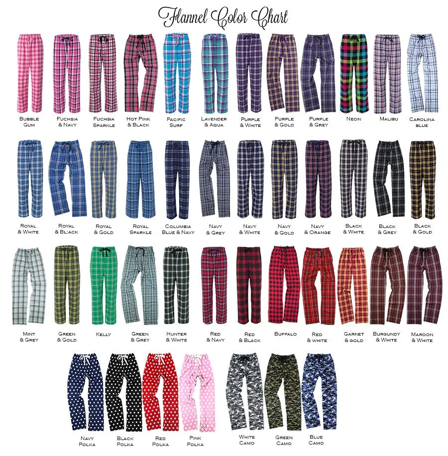 Alpha Phi Flannel Pants