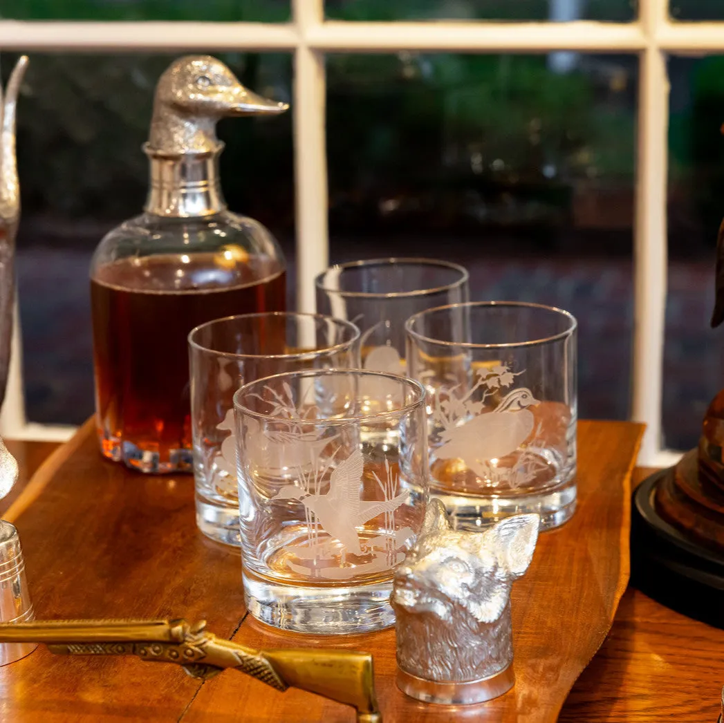 American Ducks Rock Old Fashioned Glass Set