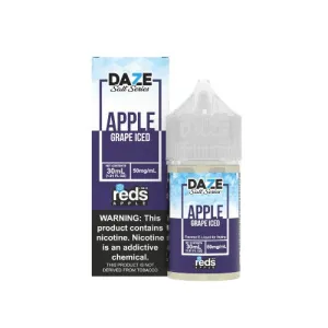 APPLE GRAPE ICED - REDS APPLE BY 7 DAZE SALT SERIES E-LIQUID
