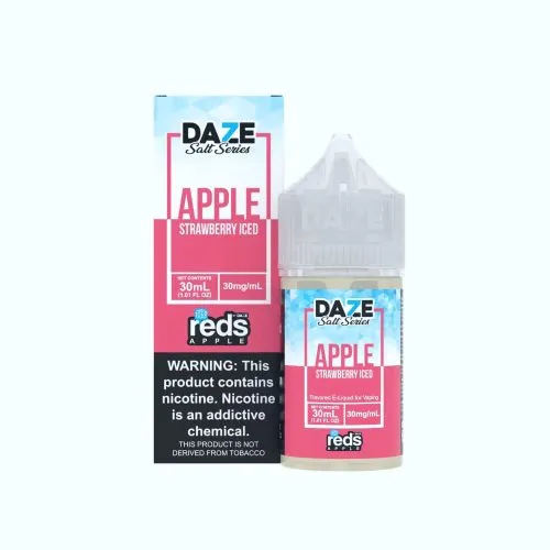APPLE STRAWBERRY ICED - REDS APPLE BY 7 DAZE SALT SERIES E-LIQUID