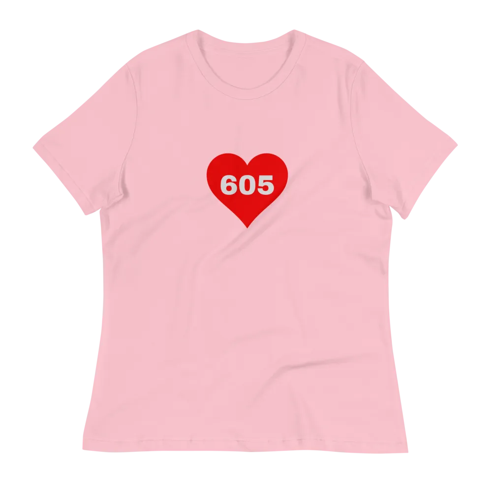 AREA CODE 605 Women's Relaxed T-Shirt