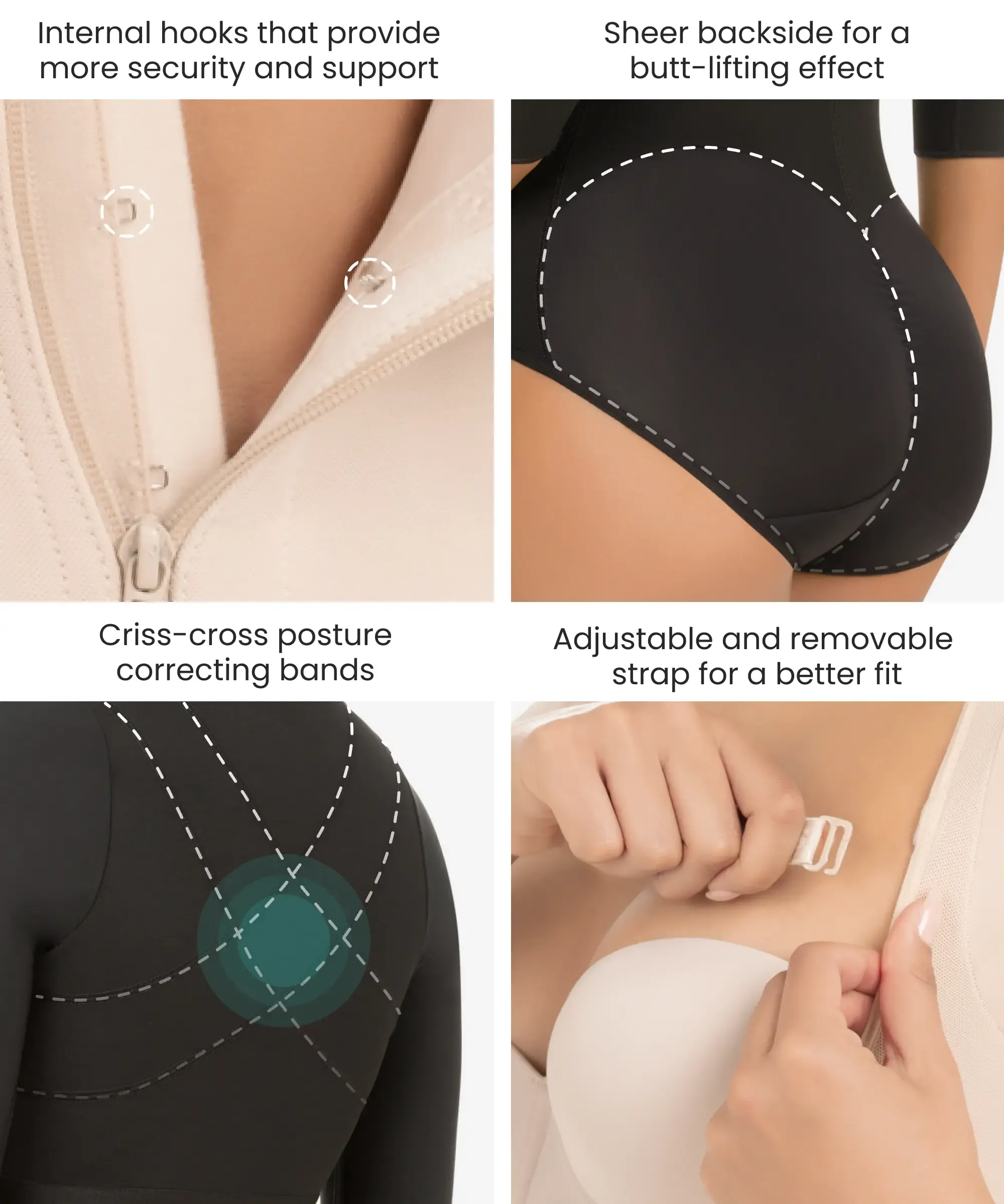 Arms and abdomen body shaper - Style 286
