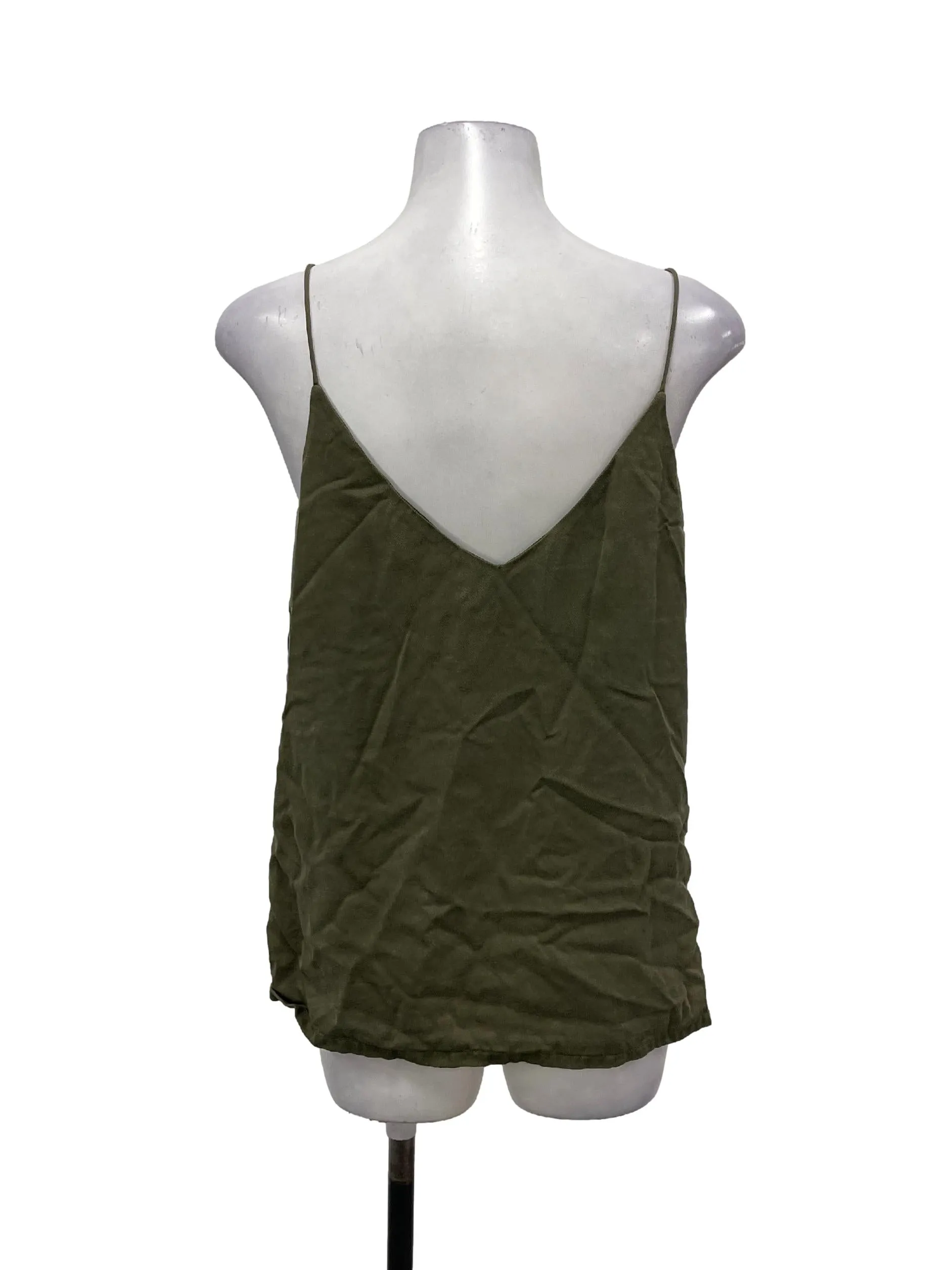 Army Green V-Neck Cami OSN