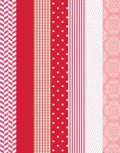 a|s cardstock - cherry collection
