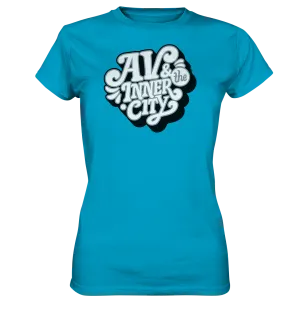 AV & the Inner City / Women's Premium Shirt with White and Black Logo