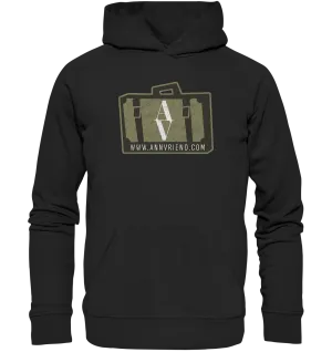 AV / Premium Unisex Hoodie with Suitcase Logo