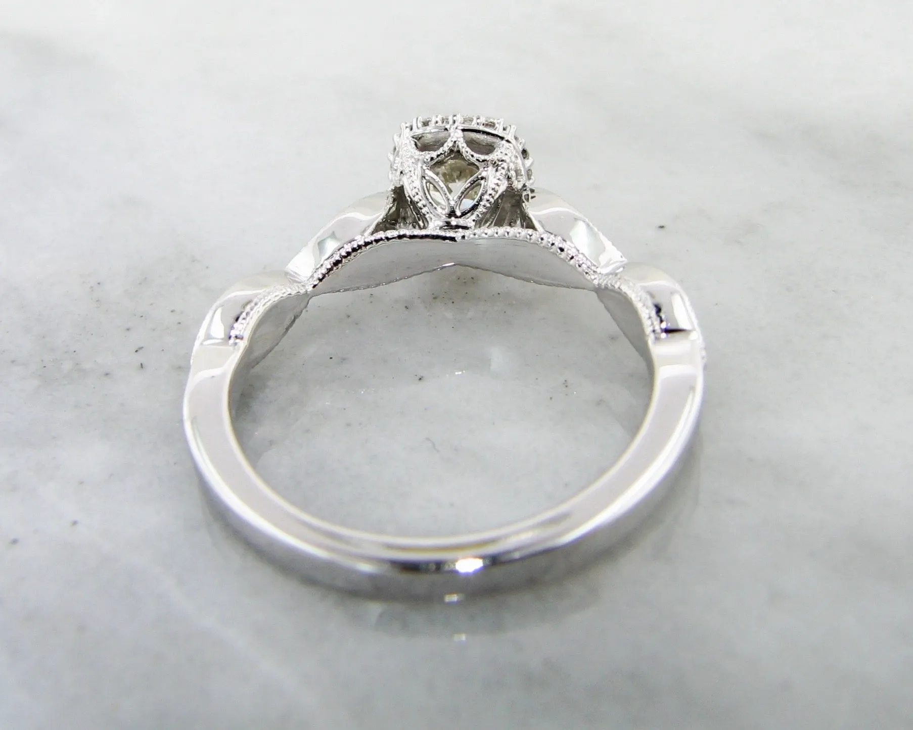 Available for sizes 6-8*Enter your finger size in purchase comments* 0.89ct TDW 14K White Gold
