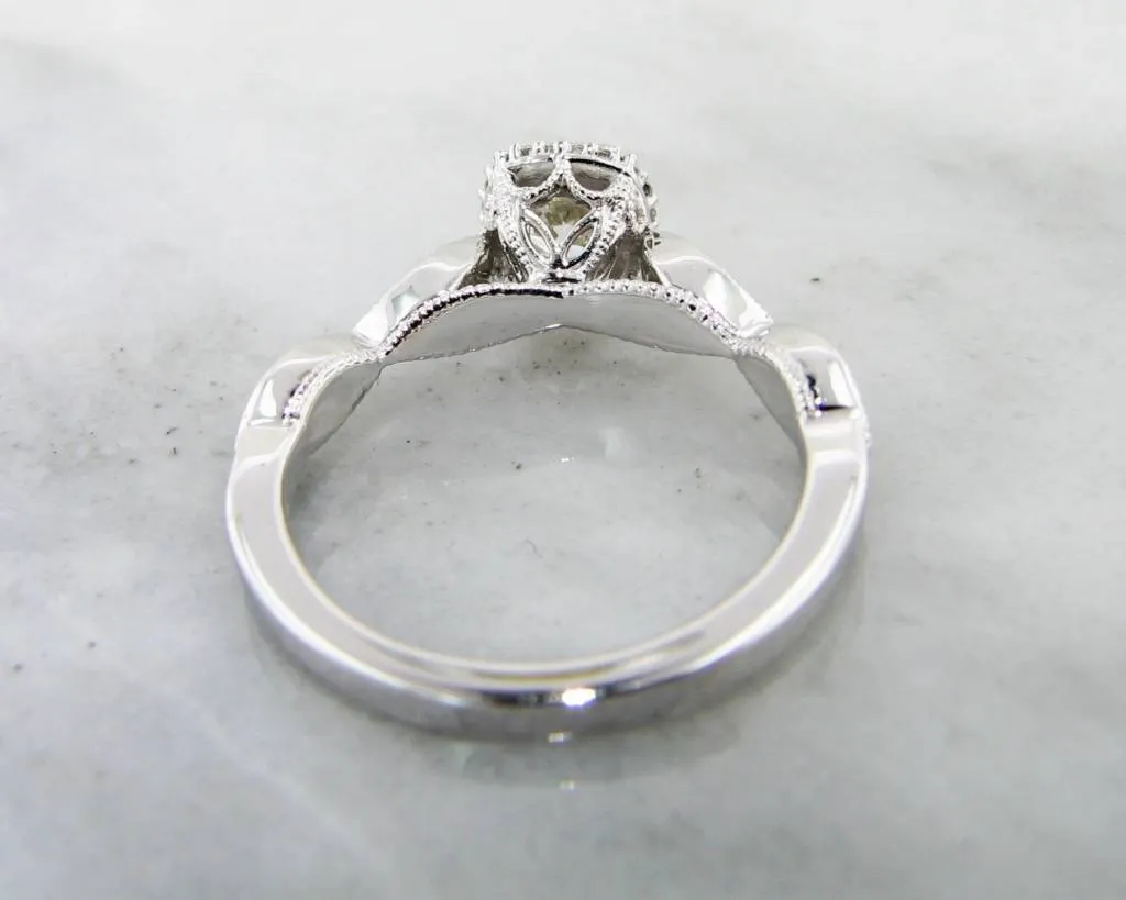 Available for sizes 6-8*Enter your finger size in purchase comments* 0.89ct TDW 14K White Gold