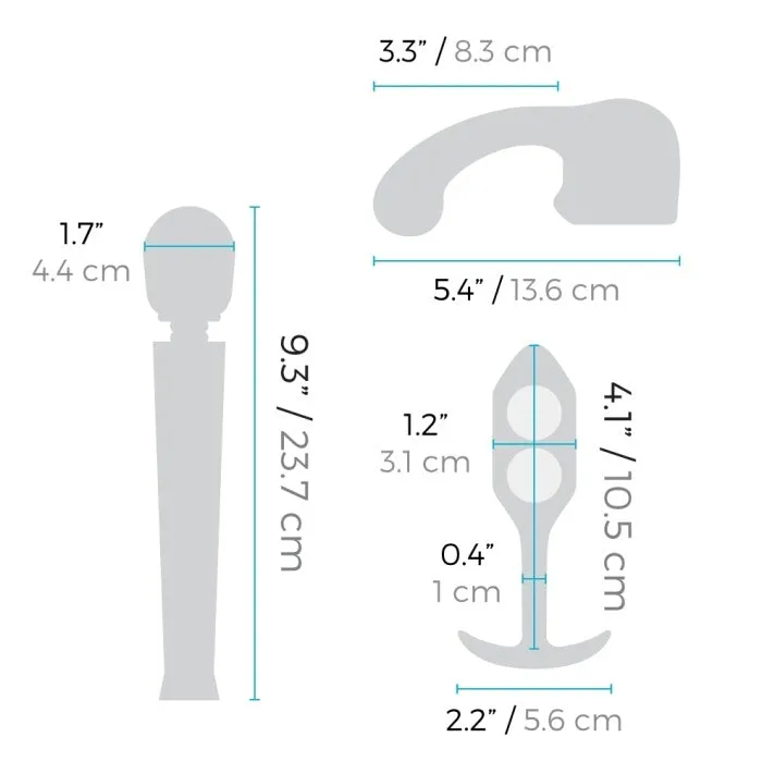 B-Vibe Ensemble De Massage Anal Et d'éducation