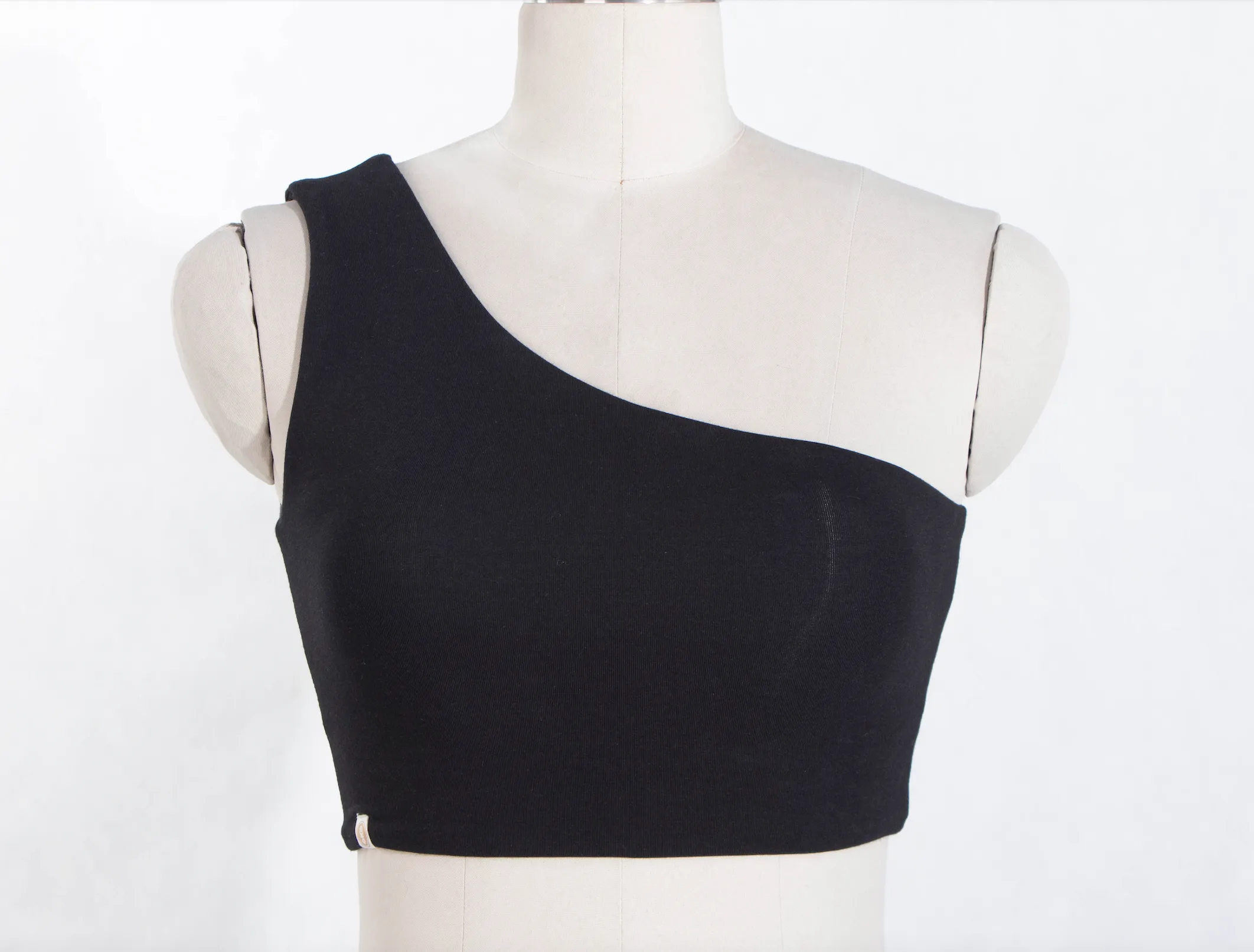Bamboo One Shoulder Bra Top - 4 Colours