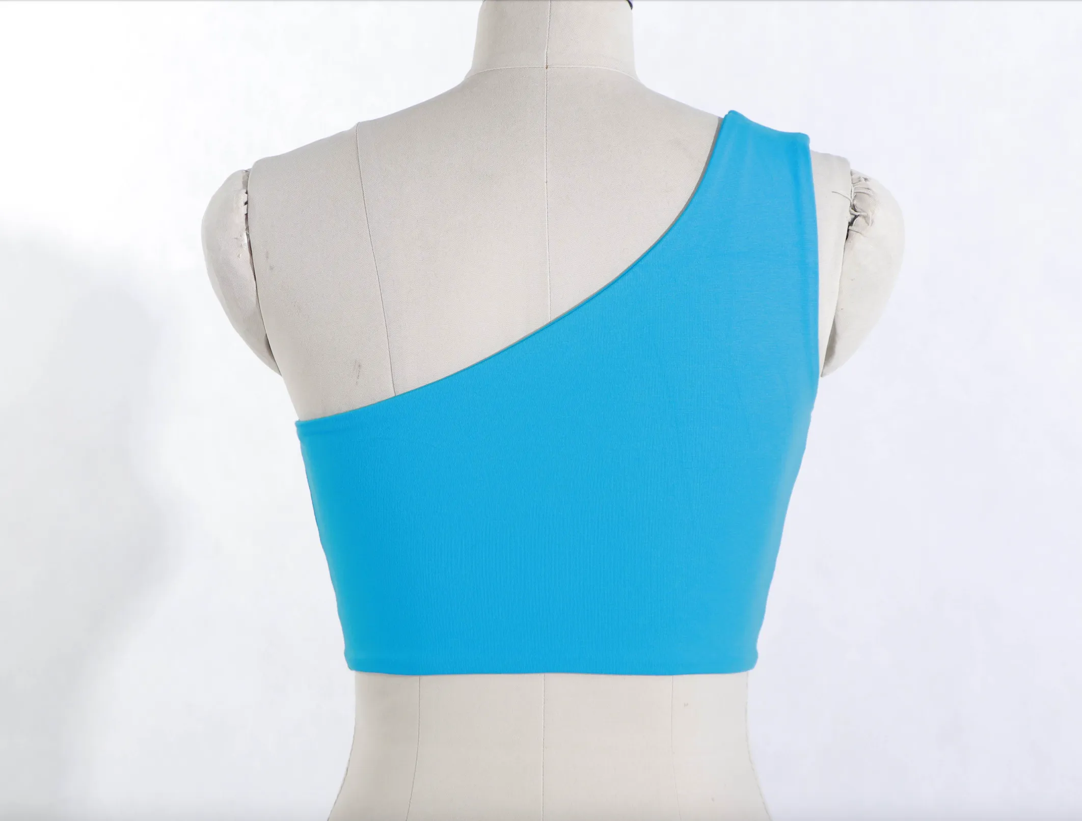 Bamboo One Shoulder Bra Top - 4 Colours