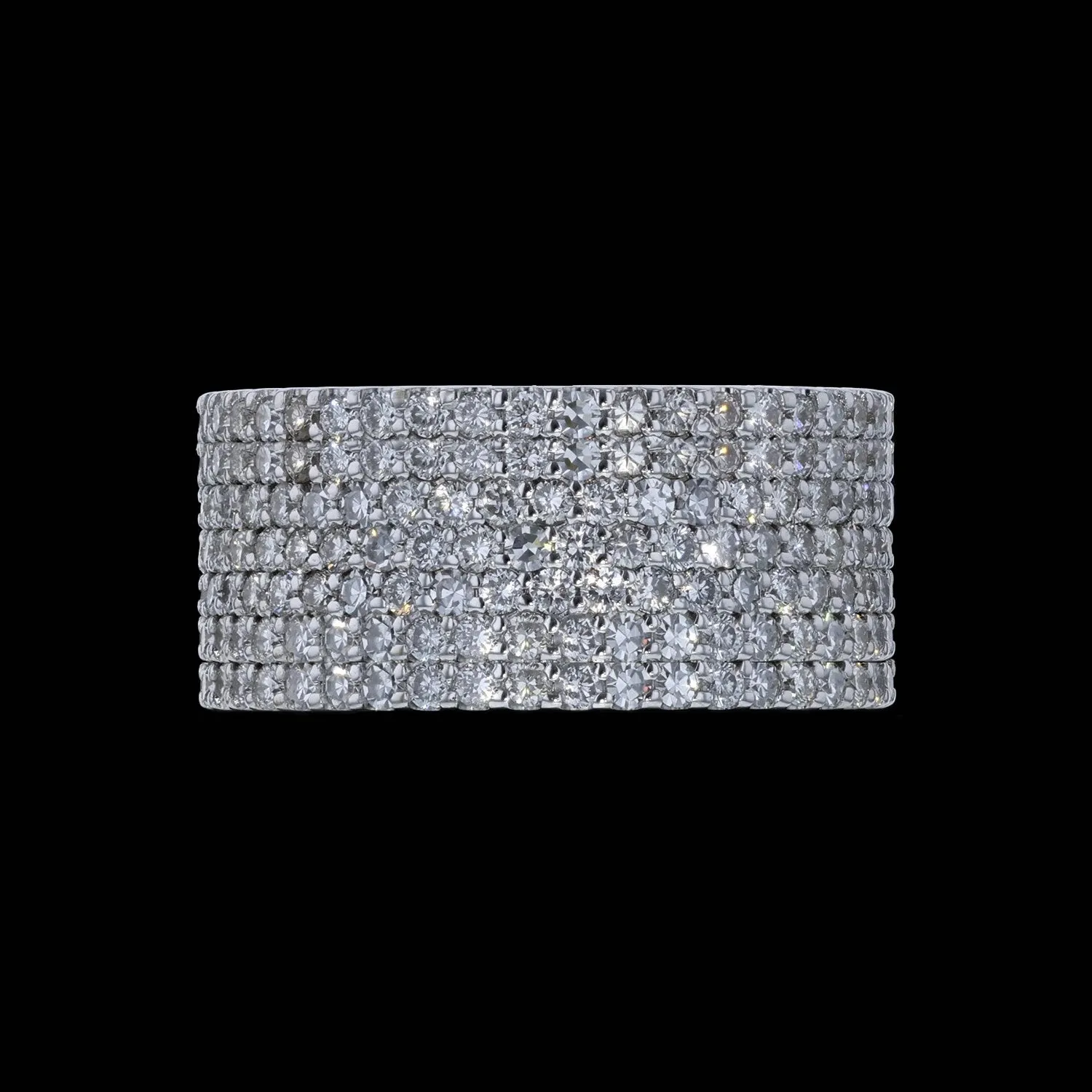 Band Diamond Pave 7