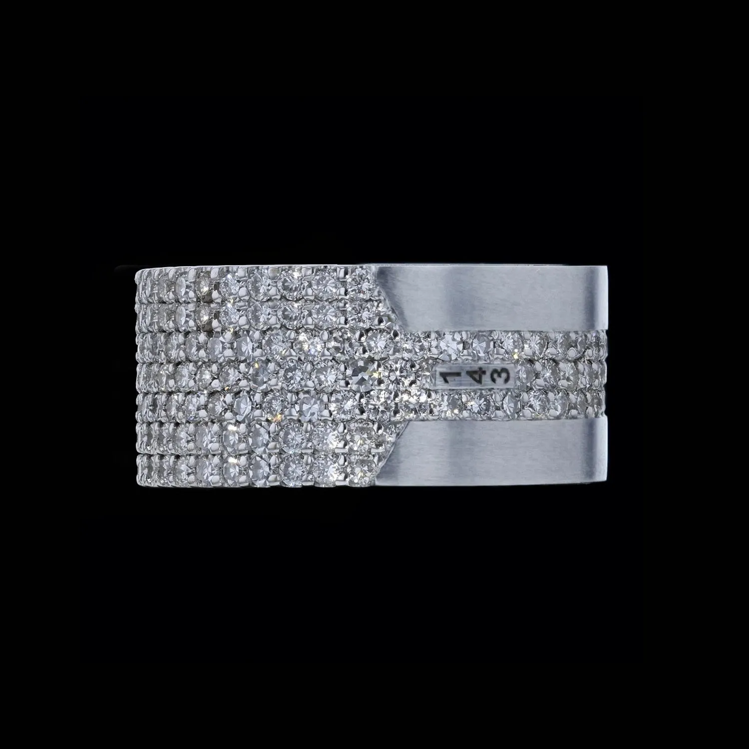 Band Diamond Pave 7