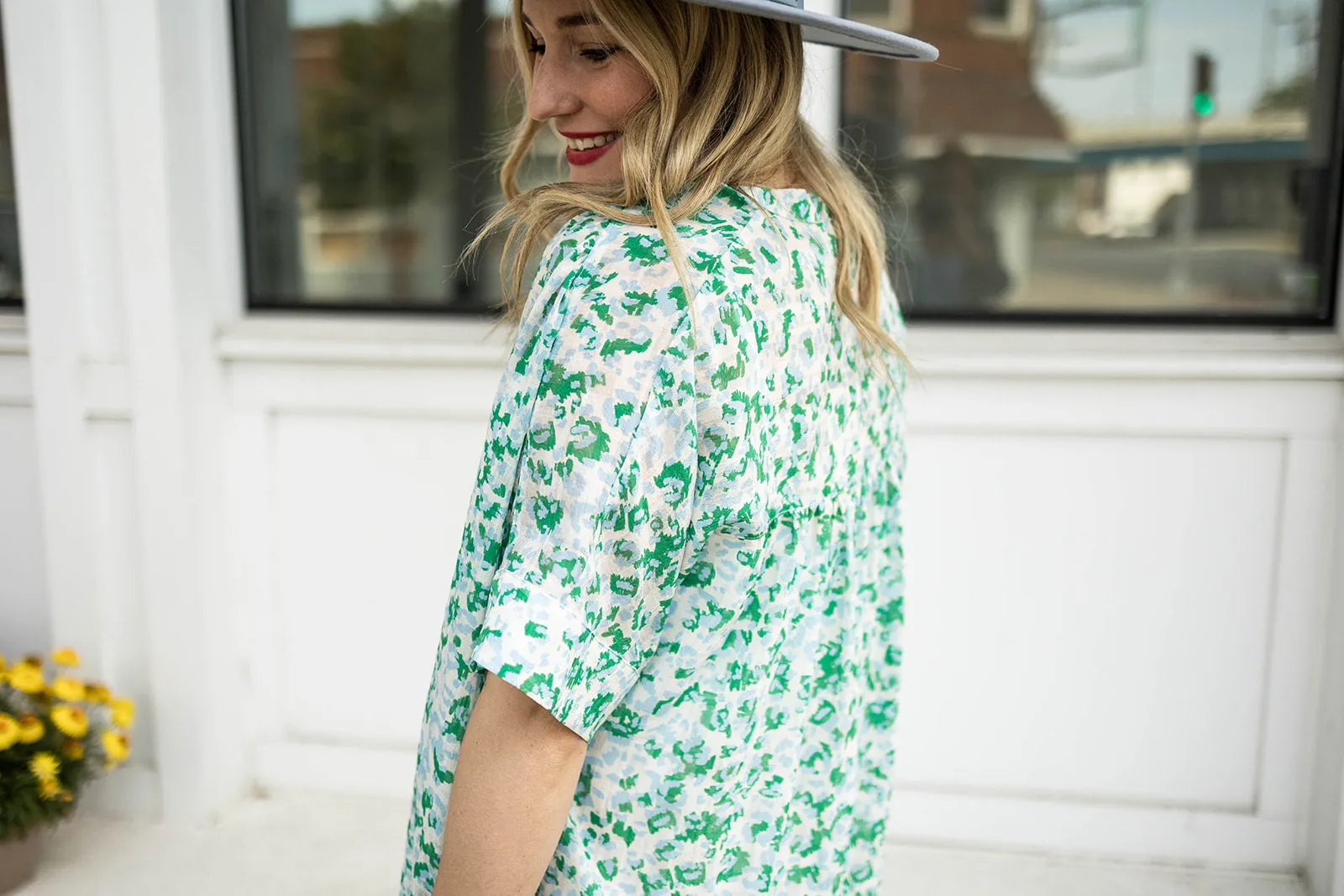 barrett dress in green