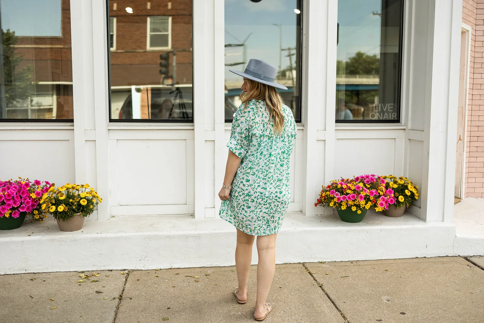 barrett dress in green