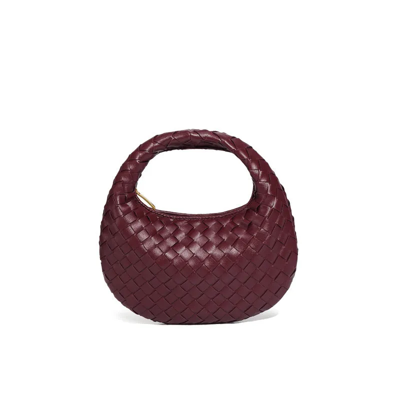 Basket Woven Mini Underarm Bag