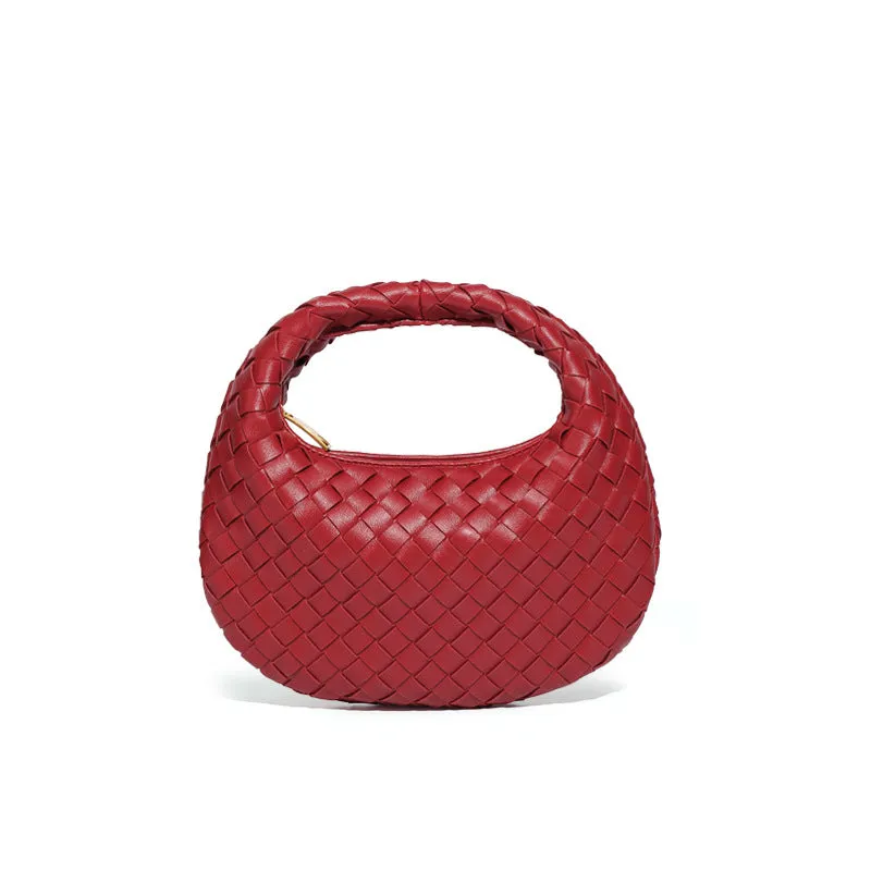 Basket Woven Mini Underarm Bag