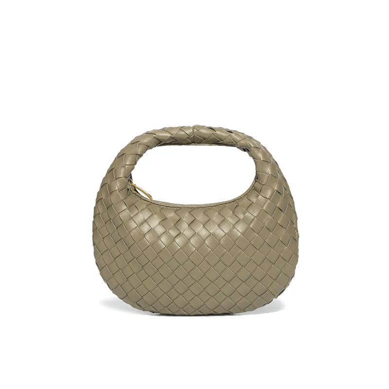 Basket Woven Mini Underarm Bag