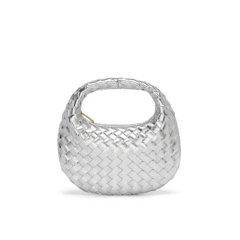 Basket Woven Mini Underarm Bag
