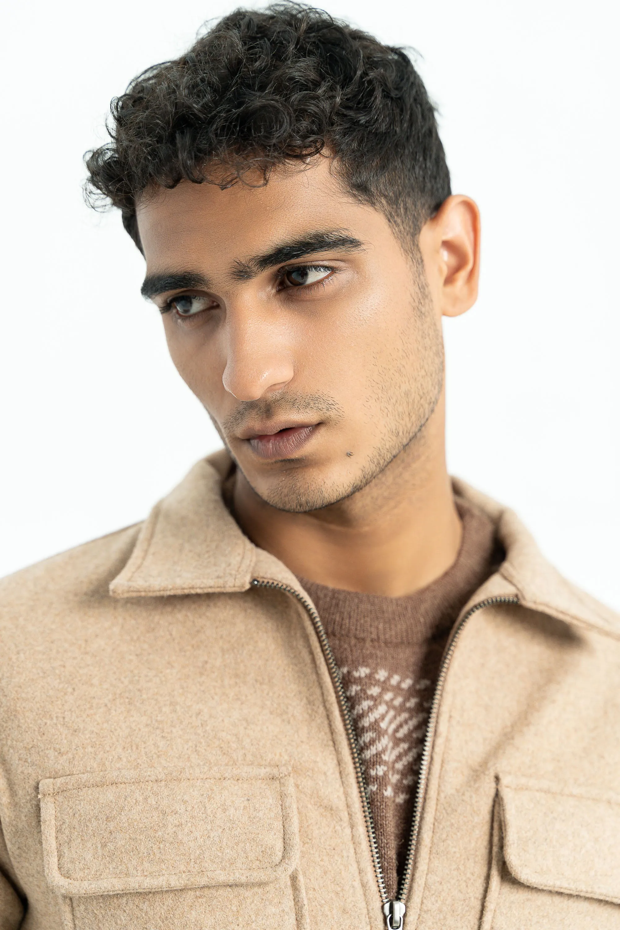 Beige Jacket