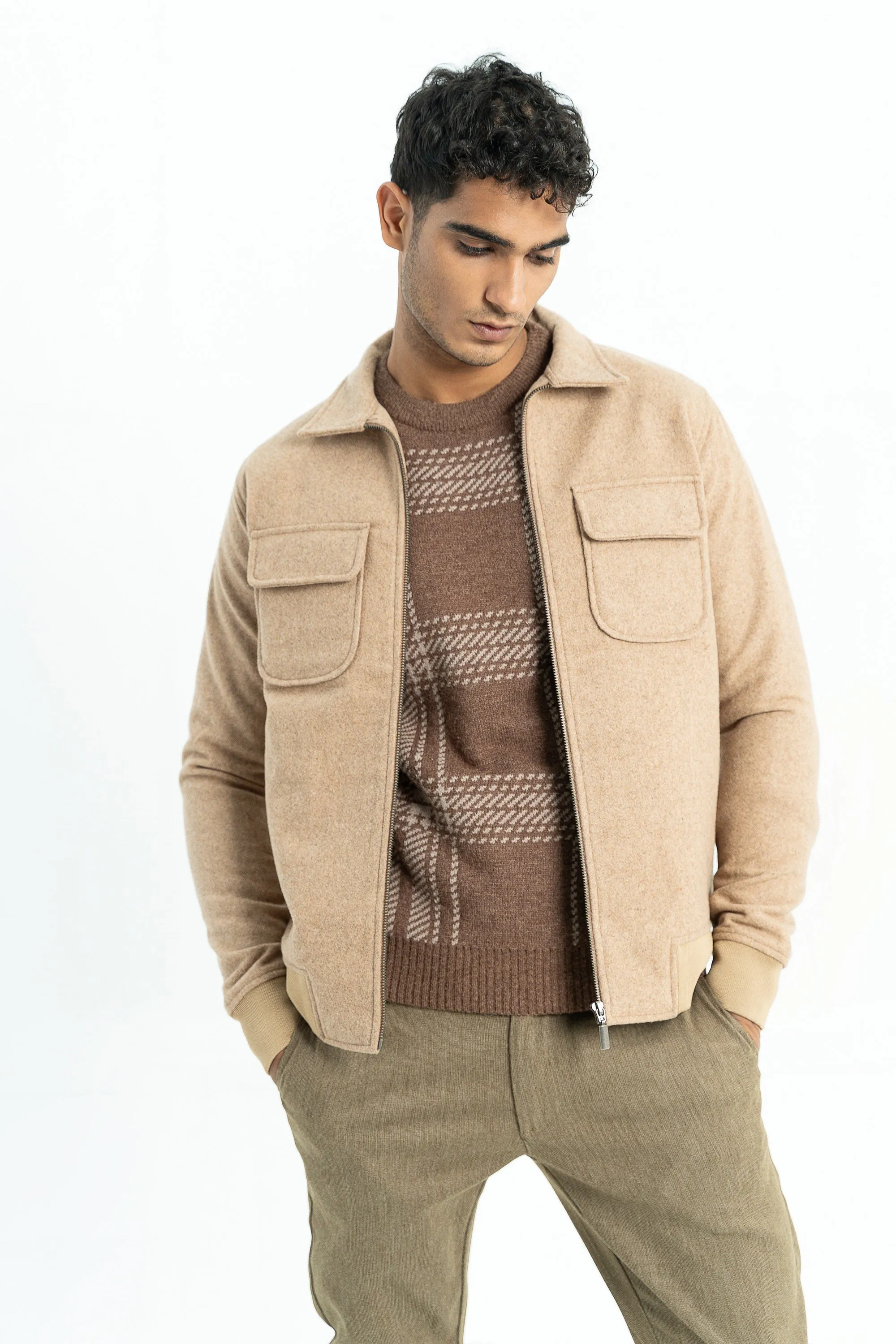 Beige Jacket