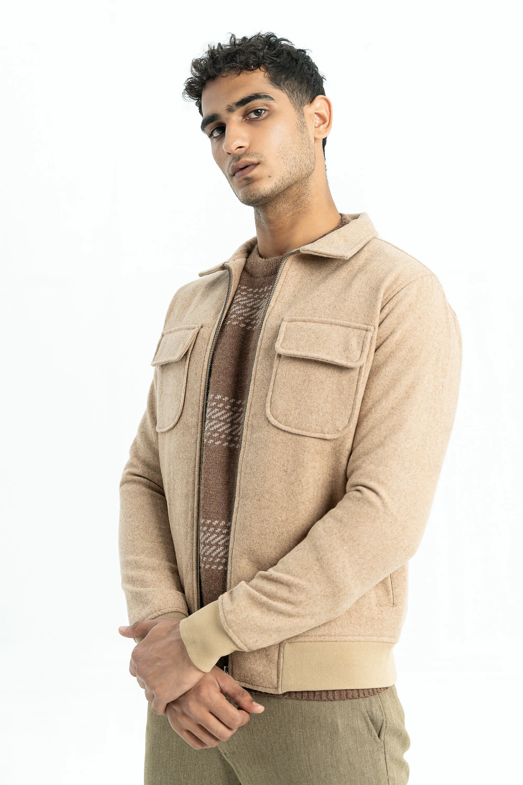 Beige Jacket