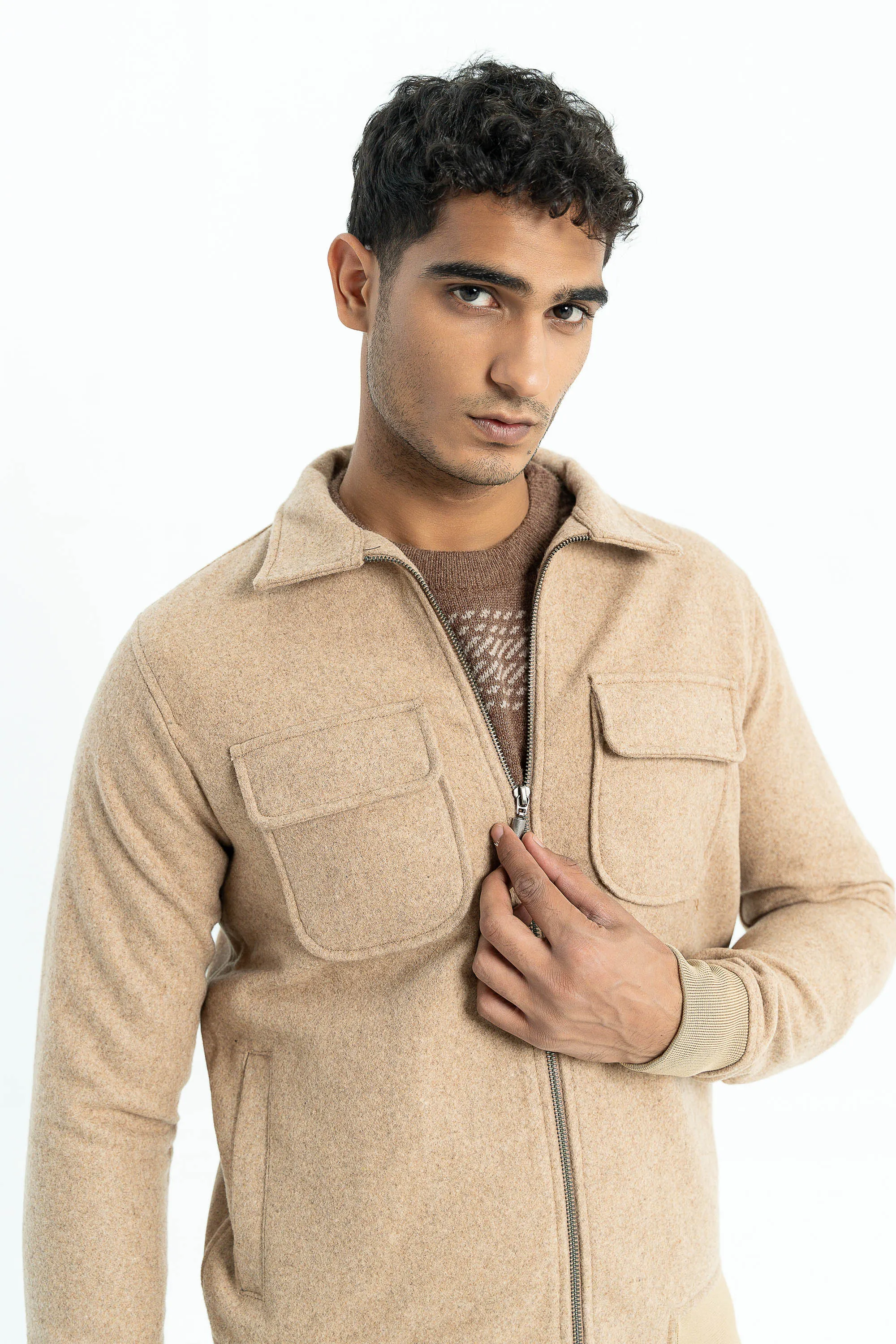Beige Jacket