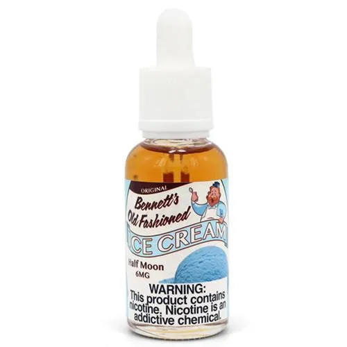 Bennett's Old Fashioned Ice Cream eJuice - Half Moon