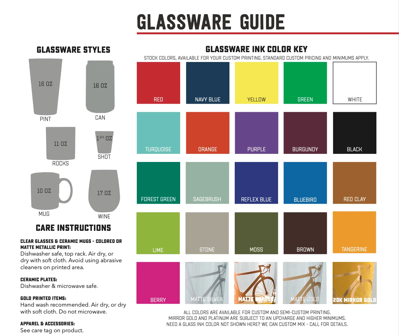 Bicycle Rocks Glasses
