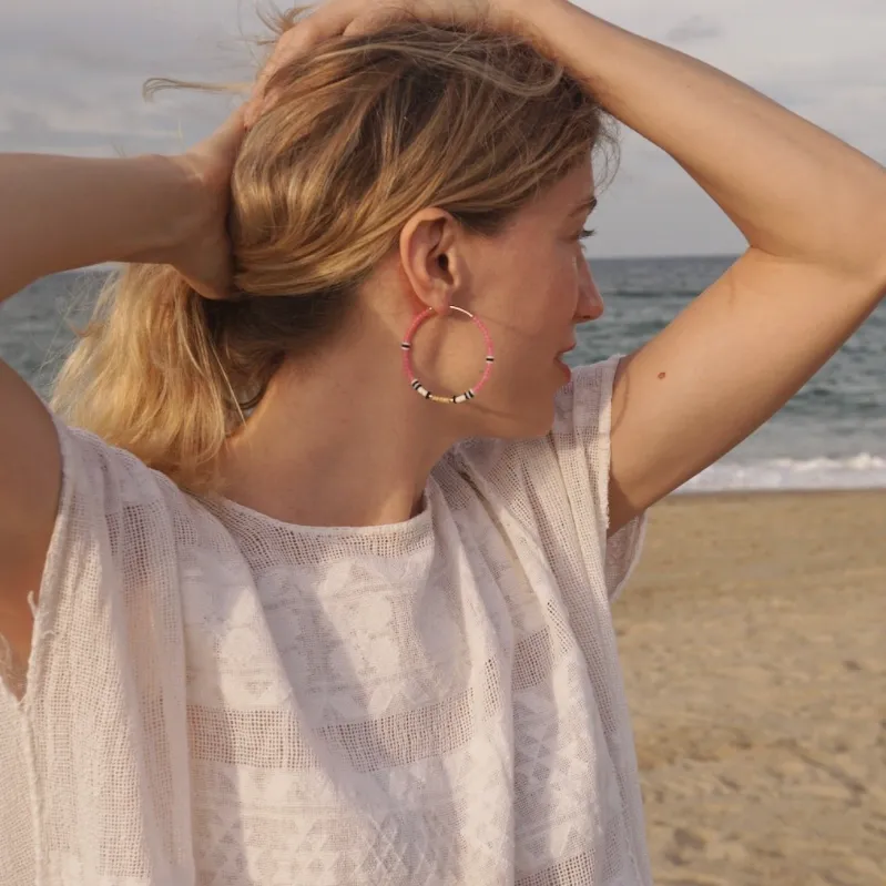 Big Colorloop Earrings in Springwater
