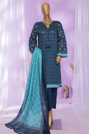 Bin Saeed 3 Piece Printed Lawn Stitched Suit