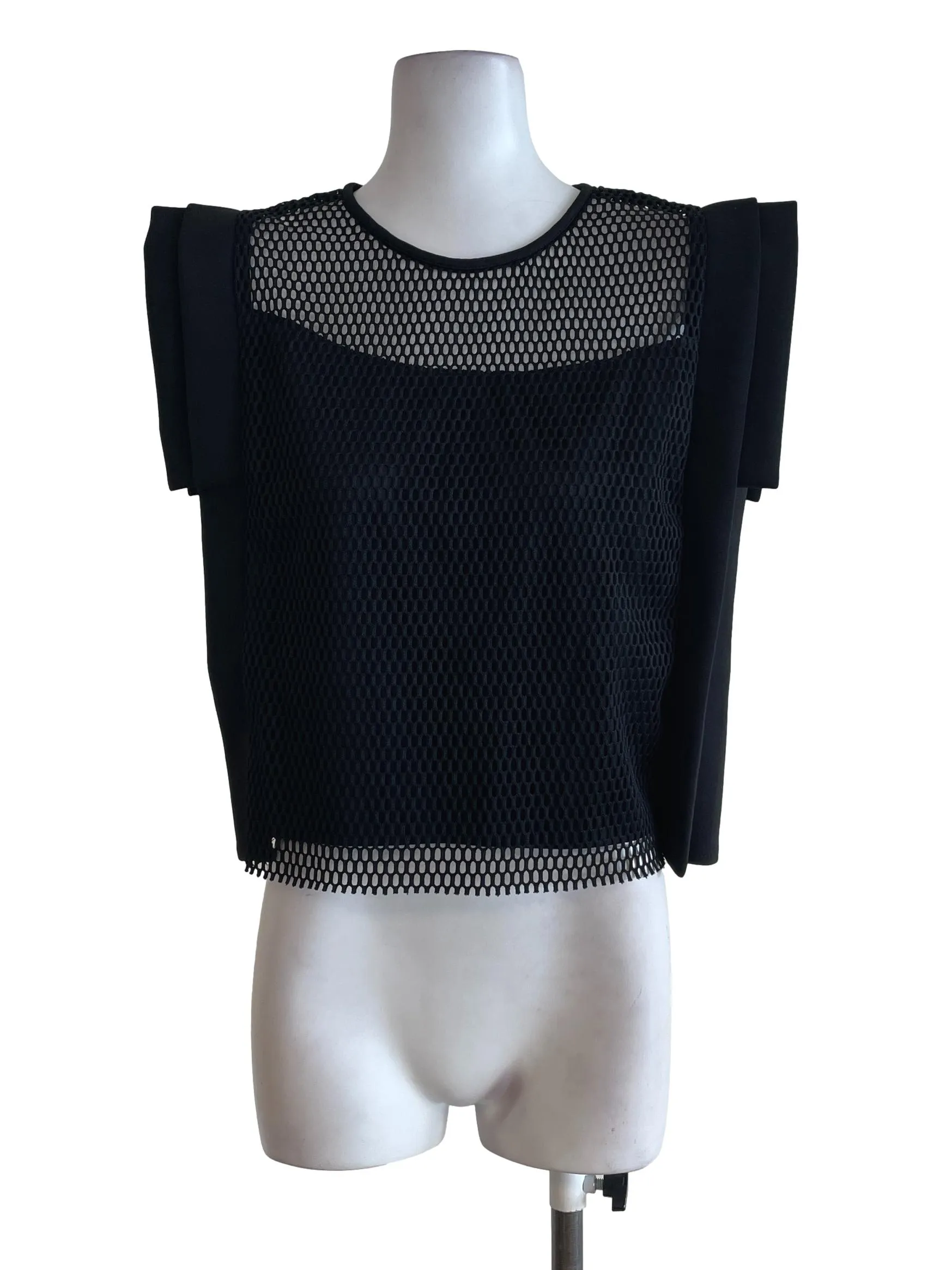 Black Plain Romper