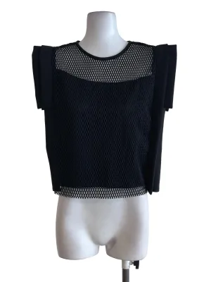 Black Plain Romper