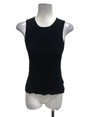 Black Ribbed Tank Top OSN