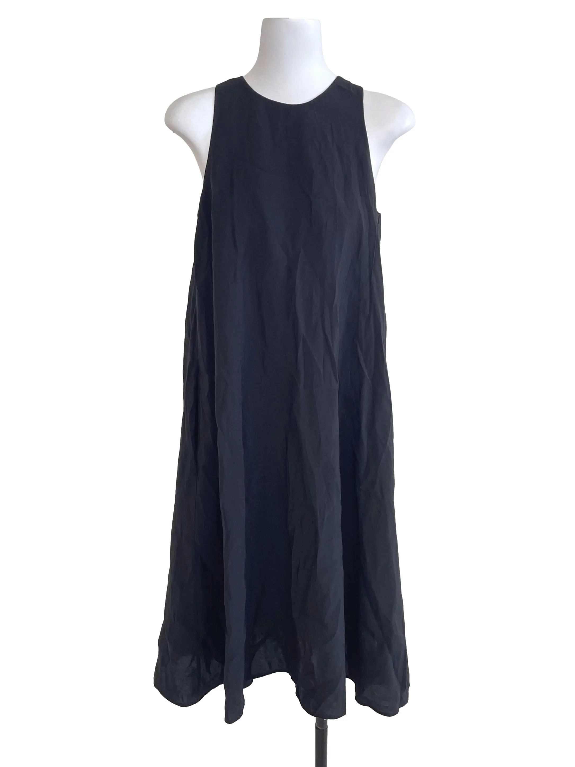 Black Sleeveless Baggy Dress