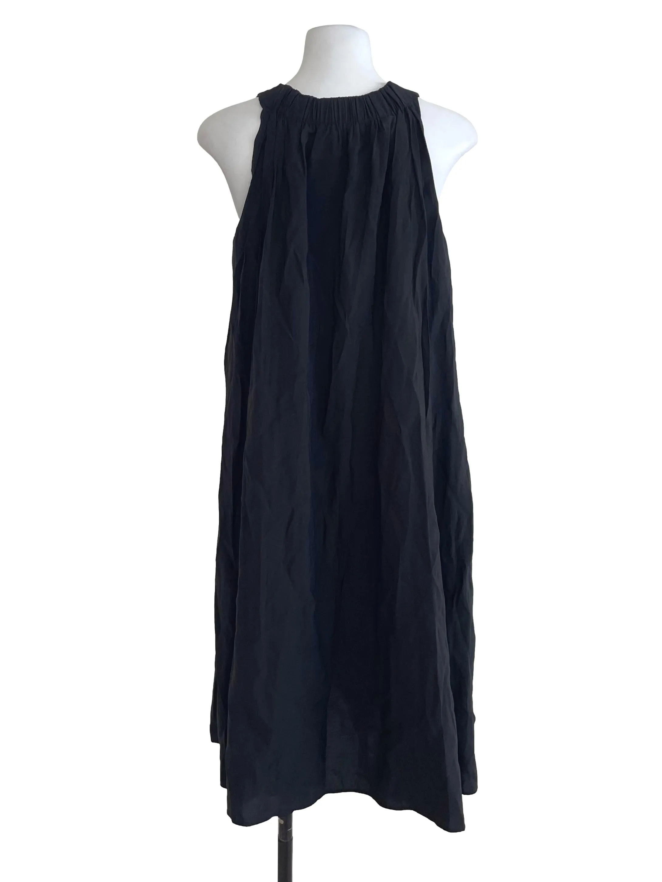 Black Sleeveless Baggy Dress