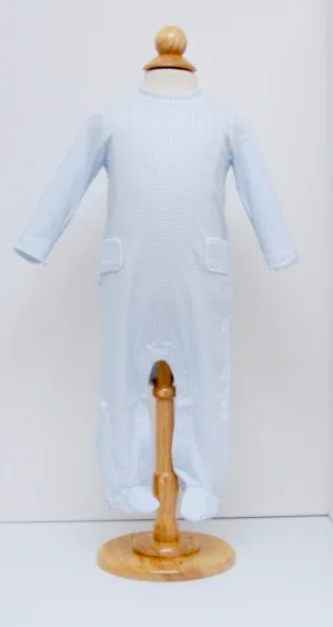 Blue Petite Star Footie