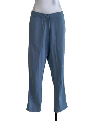 Blue Plain Pants