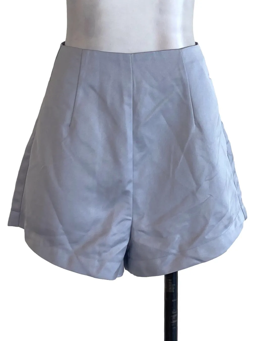 Blue Plain Shorts