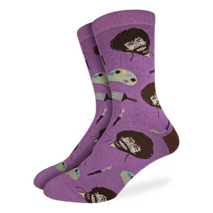Bob Ross Paint Socks