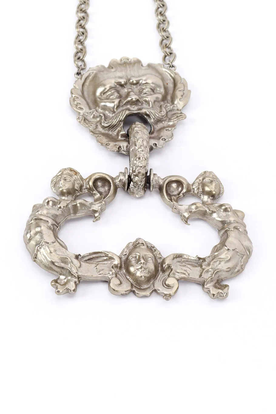 Boca de Veritas Door Knocker Necklace