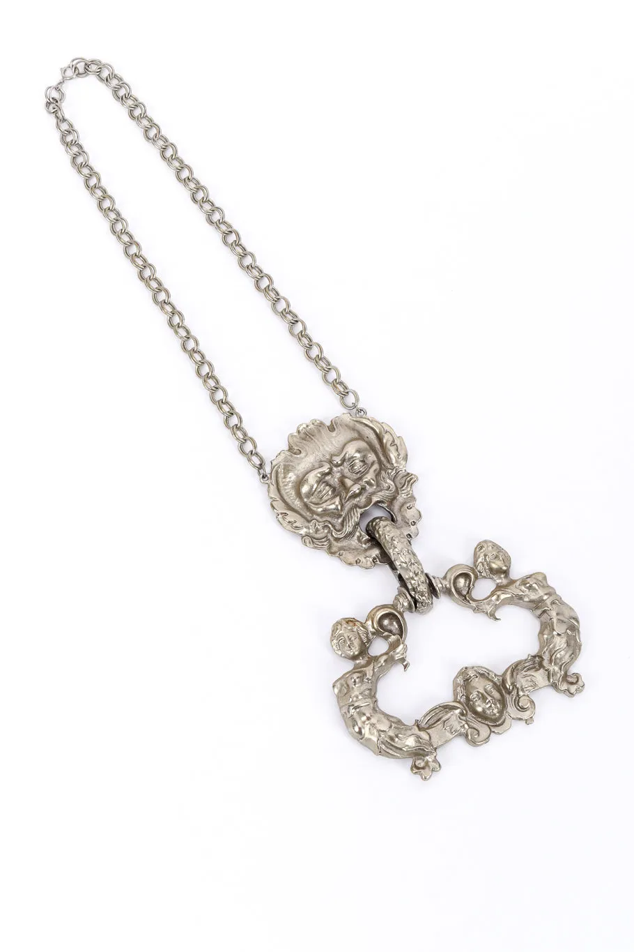 Boca de Veritas Door Knocker Necklace
