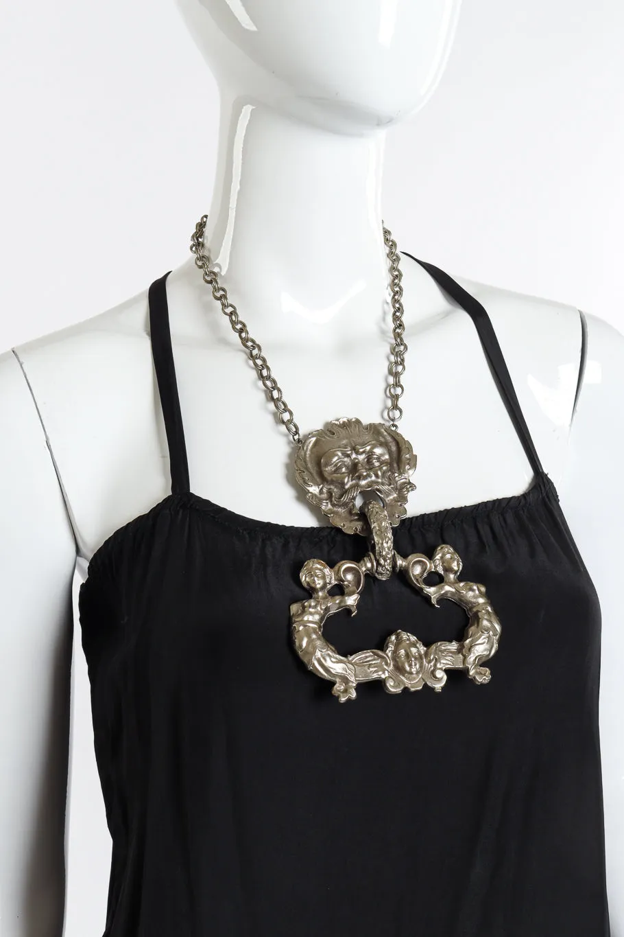 Boca de Veritas Door Knocker Necklace