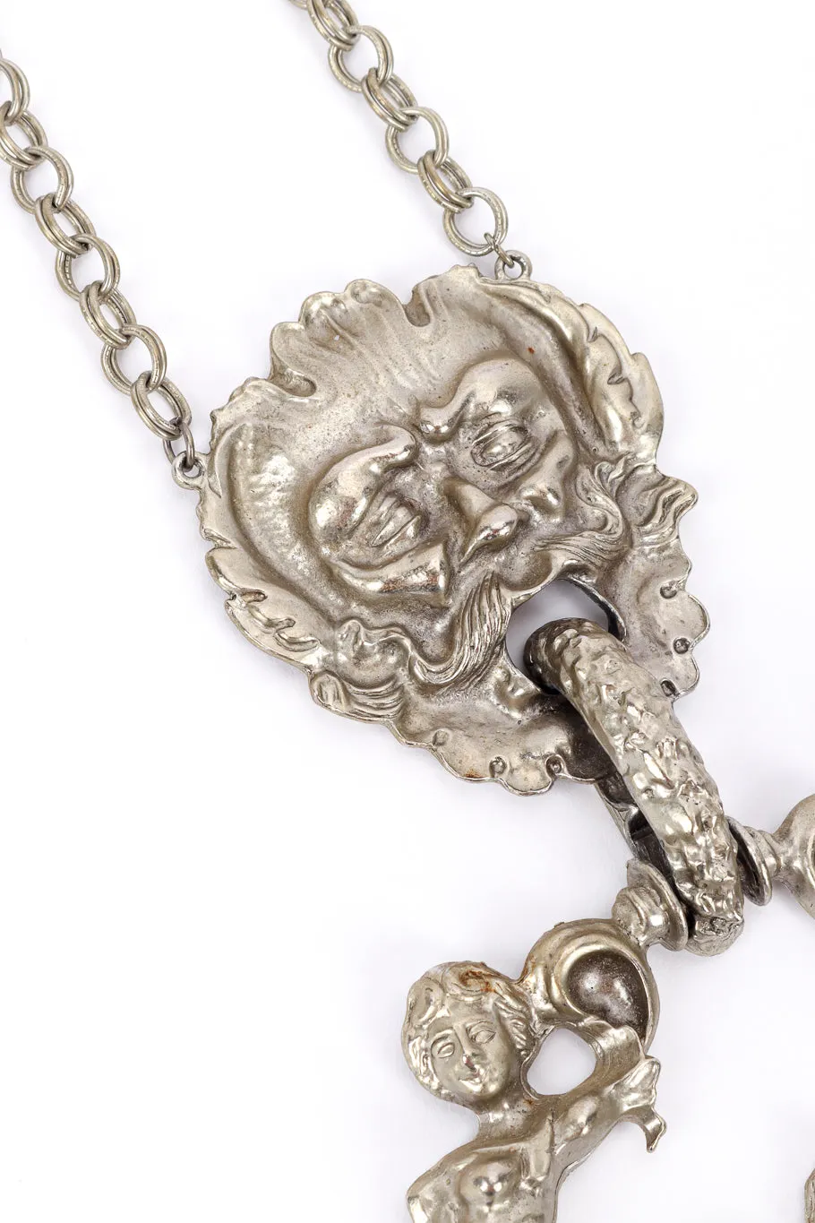 Boca de Veritas Door Knocker Necklace